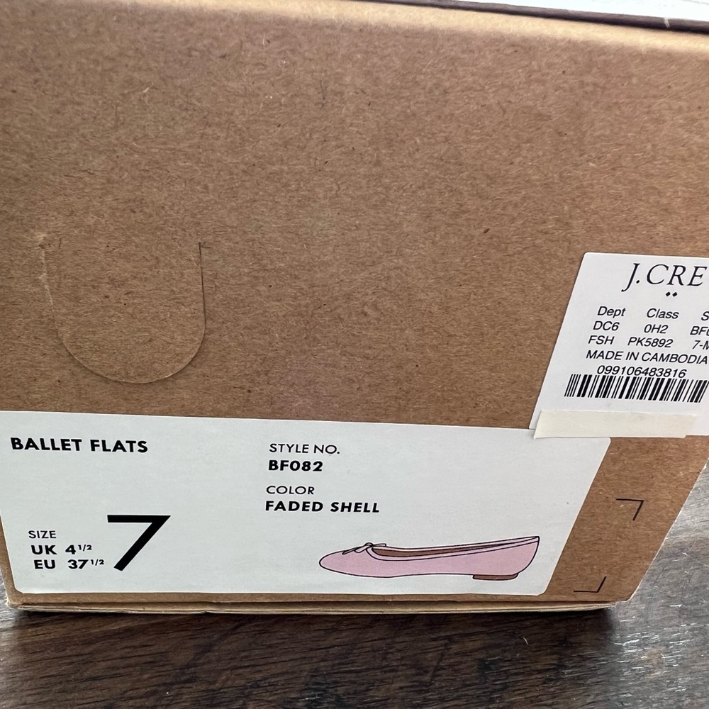 J. Crew Women's Blush Bow Flats - Picture 4 of 4